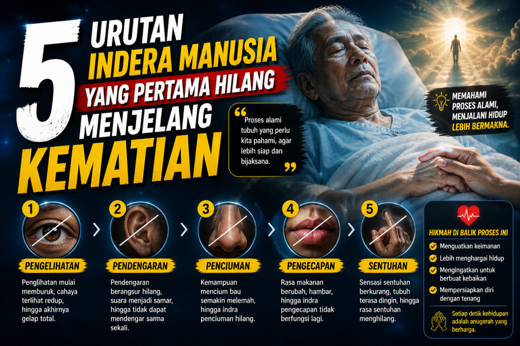 Menjelang Akhir Hayat, Ini Perubahan Indera yang Terjadi