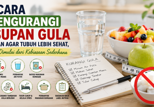 Langkah Mudah Menjalani Hidup Rendah Gula Setiap Hari