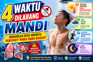 Ketahui Waktu yang Kurang Baik untuk Mandi agar Tubuh Tetap Sehat