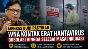Pemerintah Ambil Langkah Cepat, Kontak Erat Hantavirus Jalani Isolasi