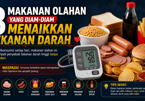 Sering Dikonsumsi, 8 Makanan Ini Bisa Naikkan Tekanan Darah