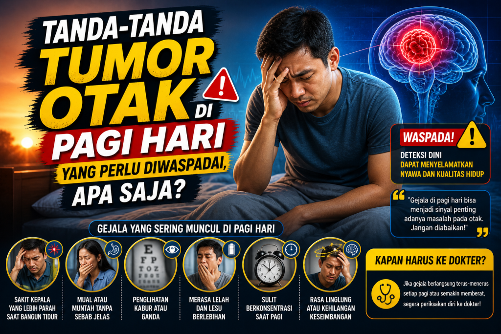 Tanda-Tanda Tumor Otak di Pagi Hari yang Perlu Diwaspadai, Apa Saja?