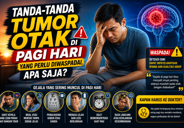 Tanda-Tanda Tumor Otak di Pagi Hari yang Perlu Diwaspadai, Apa Saja?