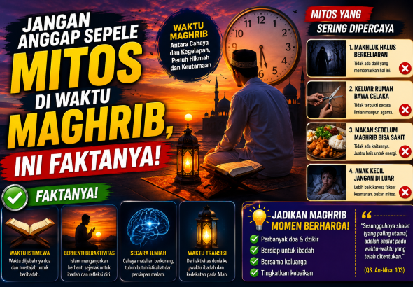 Jangan Abaikan Nasihat Orang Tua Saat Maghrib, Ini Fakta di Baliknya