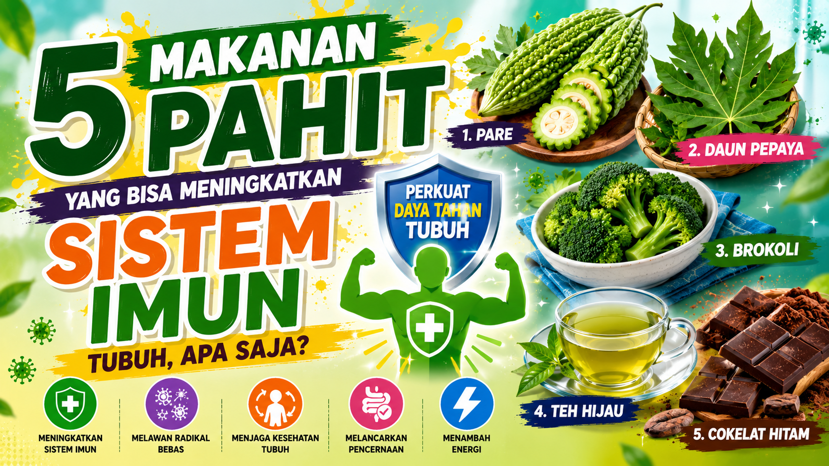 Makanan Pahit dan Manfaatnya untuk Sistem Kekebalan Tubuh