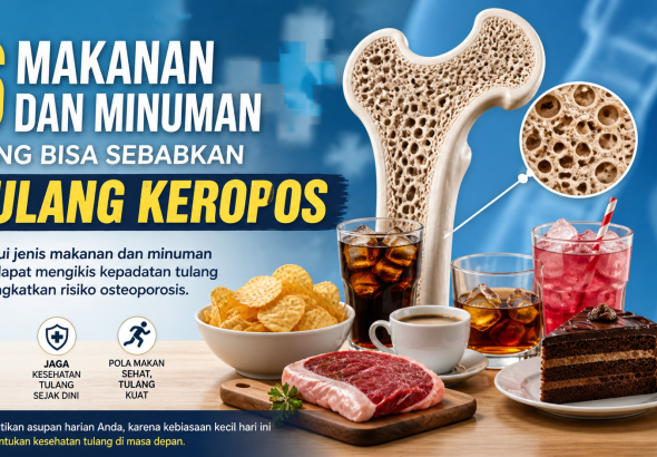 Tanpa Disadari, 6 Jenis Makanan Ini Picu Tulang Keropos