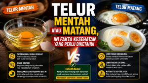 Mana Lebih Sehat, Telur Mentah atau Telur Matang? Simak Penjelasannya