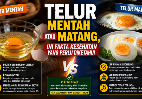 Mana Lebih Sehat, Telur Mentah atau Telur Matang? Simak Penjelasannya