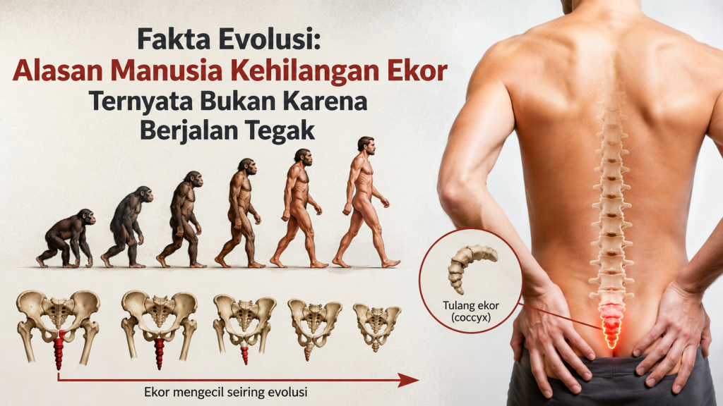 Fakta Evolusi: Alasan Manusia Kehilangan Ekor Ternyata Bukan Karena Berjalan Tegak