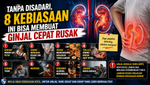 Ginjal Bekerja Tanpa Henti, Hindari Kebiasaan Buruk yang Bisa Merusaknya