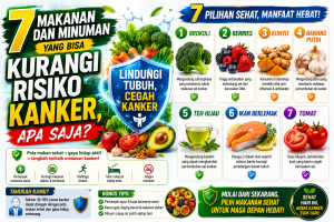 7 Asupan Sehat yang Dipercaya Membantu Menurunkan Risiko Kanker