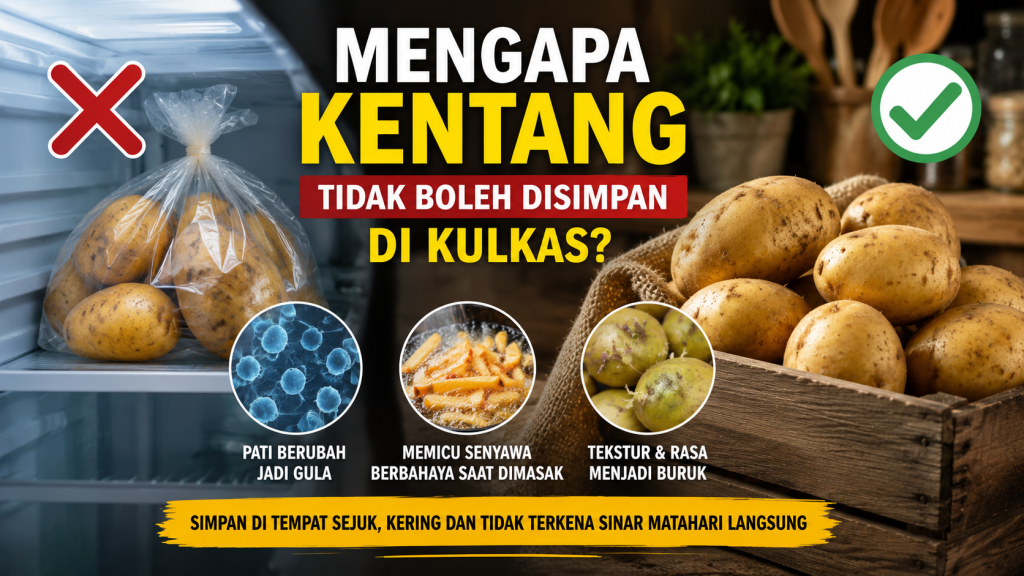 Kentang di Kulkas Bisa Berbahaya? Ini Penjelasannya