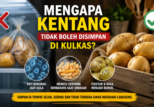 Kentang di Kulkas Bisa Berbahaya? Ini Penjelasannya