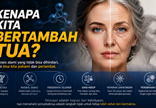 Kenapa Kita Tidak Bisa Tetap Muda? Ini Faktanya