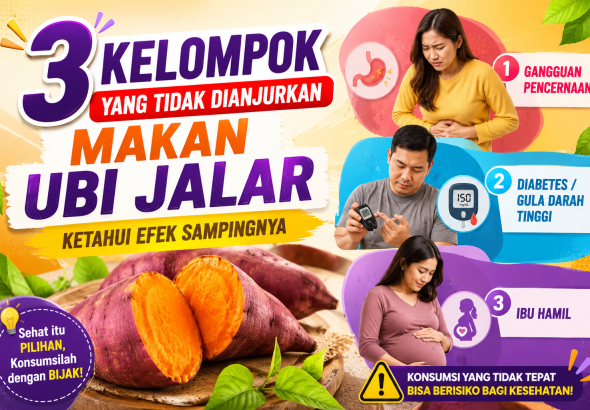 Jangan Asal Konsumsi, Ubi Jalar Bisa Berdampak Buruk bagi Sebagian Orang