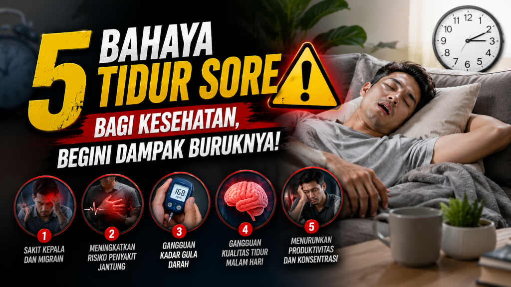 Kebiasaan Tidur Sore Bisa Ganggu Kesehatan, Ini Penjelasannya