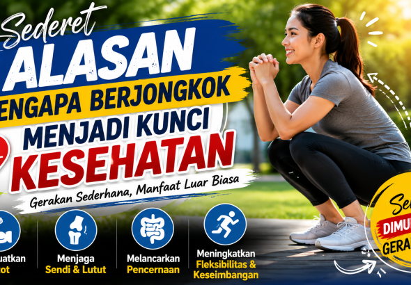 10 Alasan Berjongkok Baik untuk Tubuh Menurut Dunia Kesehatan