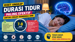 Studi Terbaru: Durasi Tidur yang Tepat Bantu Jaga Fungsi Kognitif