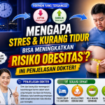 Bukan Cuma Makan Berlebihan, Stres dan Kurang Tidur Juga Bisa Sebabkan Obesitas