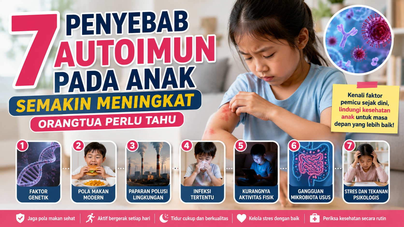 Autoimun pada Anak Semakin Sering Terjadi, Orangtua Harus Kenali Penyebabnya