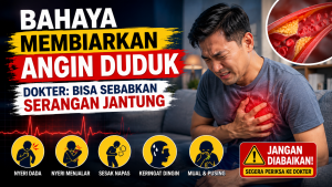 Jangan Anggap Sepele Angin Duduk, Bisa Berujung Serangan Jantung