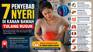7 Penyebab Sakit di Area Kanan Bawah Tulang Rusuk