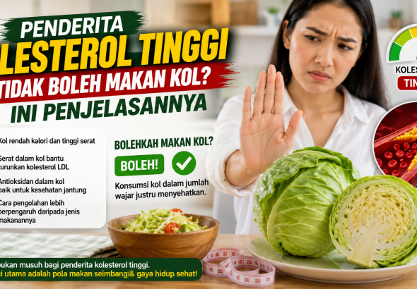 Kolesterol Tinggi dan Sayur Kol, Apakah Aman Dikonsumsi?