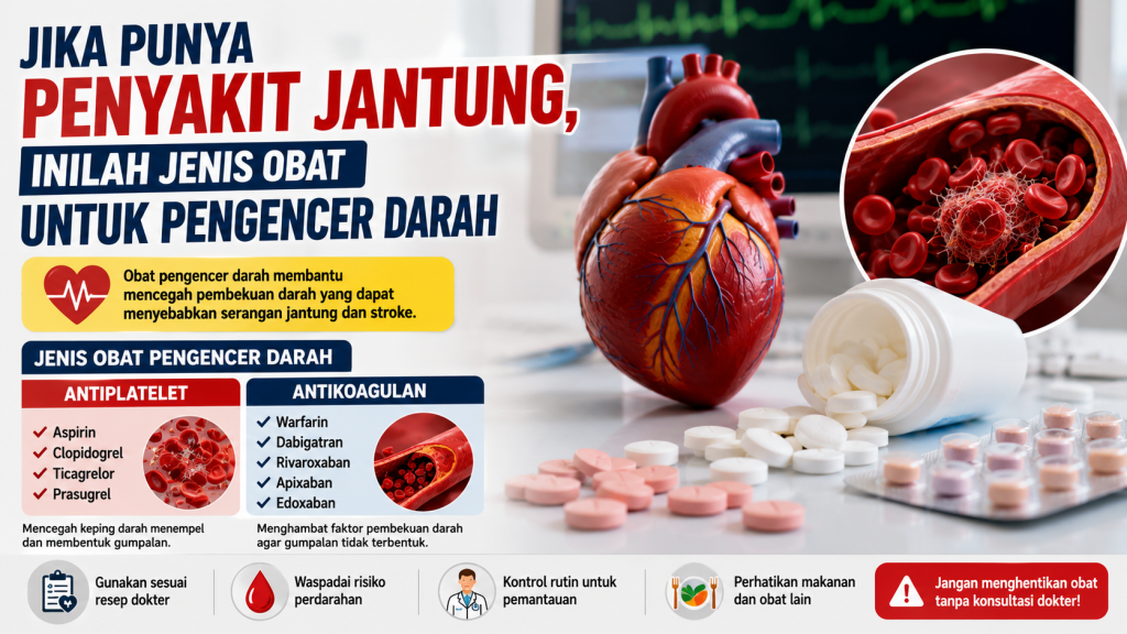 Obat Pengencer Darah pada Penyakit Jantung: Manfaat, Risiko, dan Cara Kerjanya