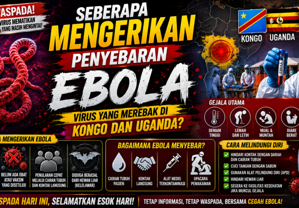Wabah Ebola di Kongo dan Uganda Meluas, Ini Fakta yang Perlu Diketahui