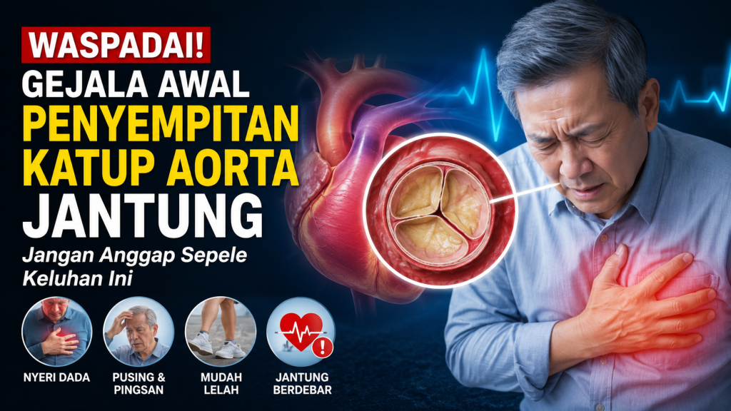 Mudah Lelah dan Sesak Napas? Bisa Jadi Gejala Penyempitan Katup Aorta