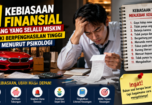 Psikologi Keuangan: 11 Kebiasaan yang Membuat Orang Sulit Kaya