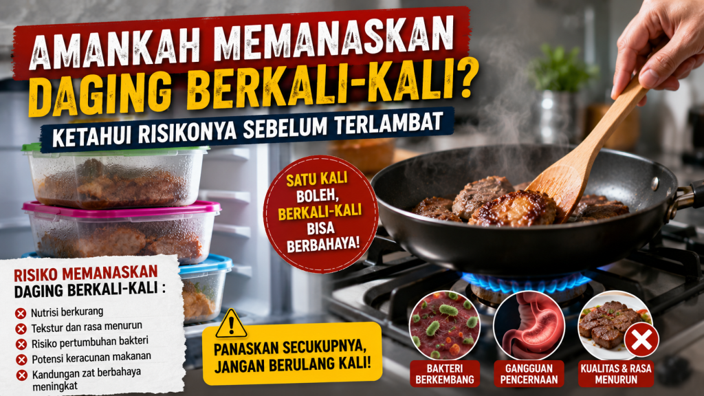 Memanaskan Ulang Daging, Boleh atau Tidak? Ini Penjelasan Lengkapnya