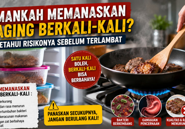Memanaskan Ulang Daging, Boleh atau Tidak? Ini Penjelasan Lengkapnya
