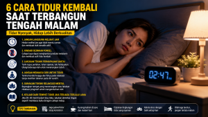 Terbangun Jam 2 atau 3 Pagi? Begini Cara Mudah Kembali Tidur