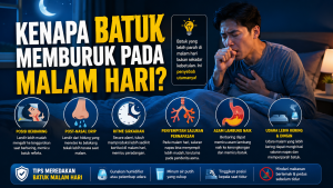 Sering Batuk Saat Malam? Ketahui Penyebab dan Cara Mengatasinya