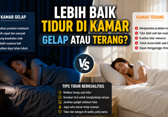 Rahasia Tidur Berkualitas Ternyata Dimulai dari Pencahayaan Kamar
