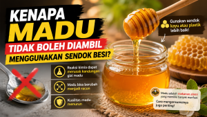 Fakta Menarik Seputar Madu: Bolehkah Menggunakan Sendok Besi?