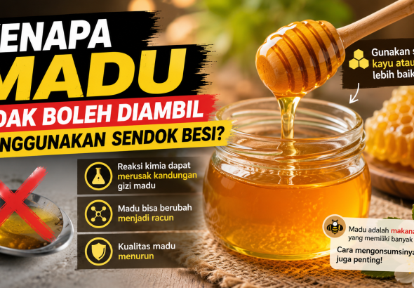 Fakta Menarik Seputar Madu: Bolehkah Menggunakan Sendok Besi?