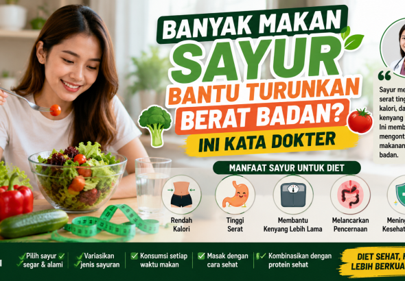 Ingin Cepat Kurus? Ketahui Fakta tentang Konsumsi Sayur Menurut Dokter