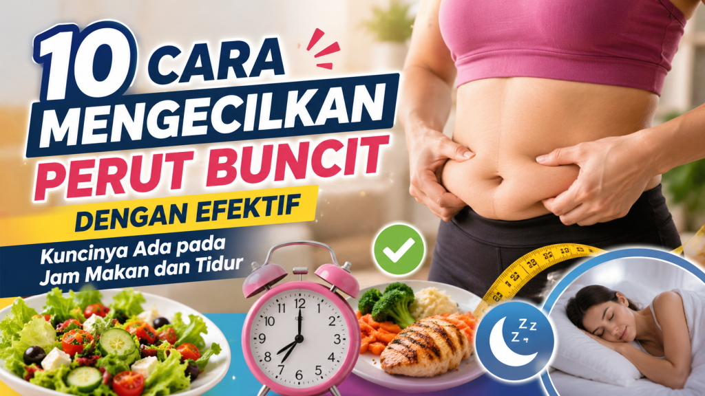 10 Langkah Sederhana untuk Mengurangi Lemak Perut Secara Alami
