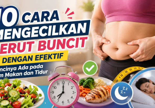 10 Langkah Sederhana untuk Mengurangi Lemak Perut Secara Alami