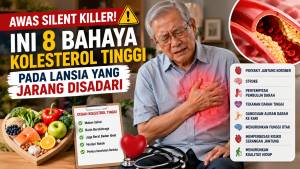 Bahaya Kolesterol Tinggi pada Lansia, Dari Penyakit Jantung hingga Stroke