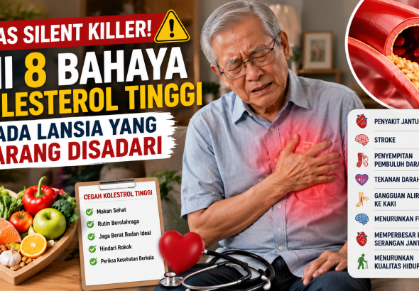 Bahaya Kolesterol Tinggi pada Lansia, Dari Penyakit Jantung hingga Stroke
