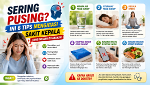 6 Tips Efektif Mengurangi Pusing dan Sakit Kepala Sehari-hari
