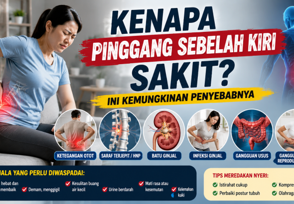 Nyeri Pinggang Kiri Tidak Selalu Karena Kelelahan, Ini Faktanya