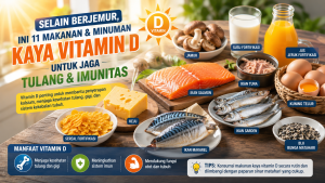 11 Sumber Vitamin D Selain Sinar Matahari yang Baik untuk Tubuh