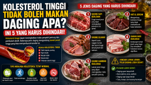 Penderita Kolesterol Harus Tahu, Ini 5 Daging yang Bisa Memperburuk Kondisi