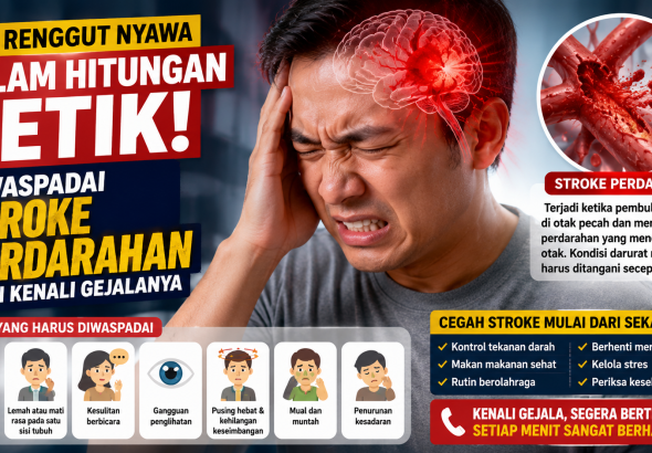 Stroke Perdarahan, Kondisi Darurat yang Bisa Berakibat Fatal Jika Terlambat Ditangani