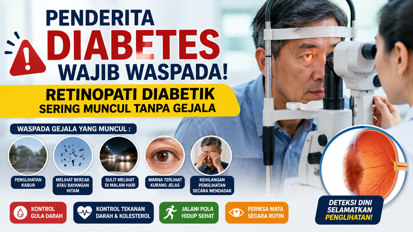 Diabetes dan Risiko Kebutaan: Mengenal Retinopati Diabetik Sejak Dini