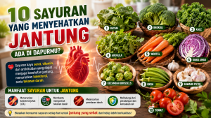 10 Sayuran Kaya Nutrisi untuk Melindungi Kesehatan Jantung